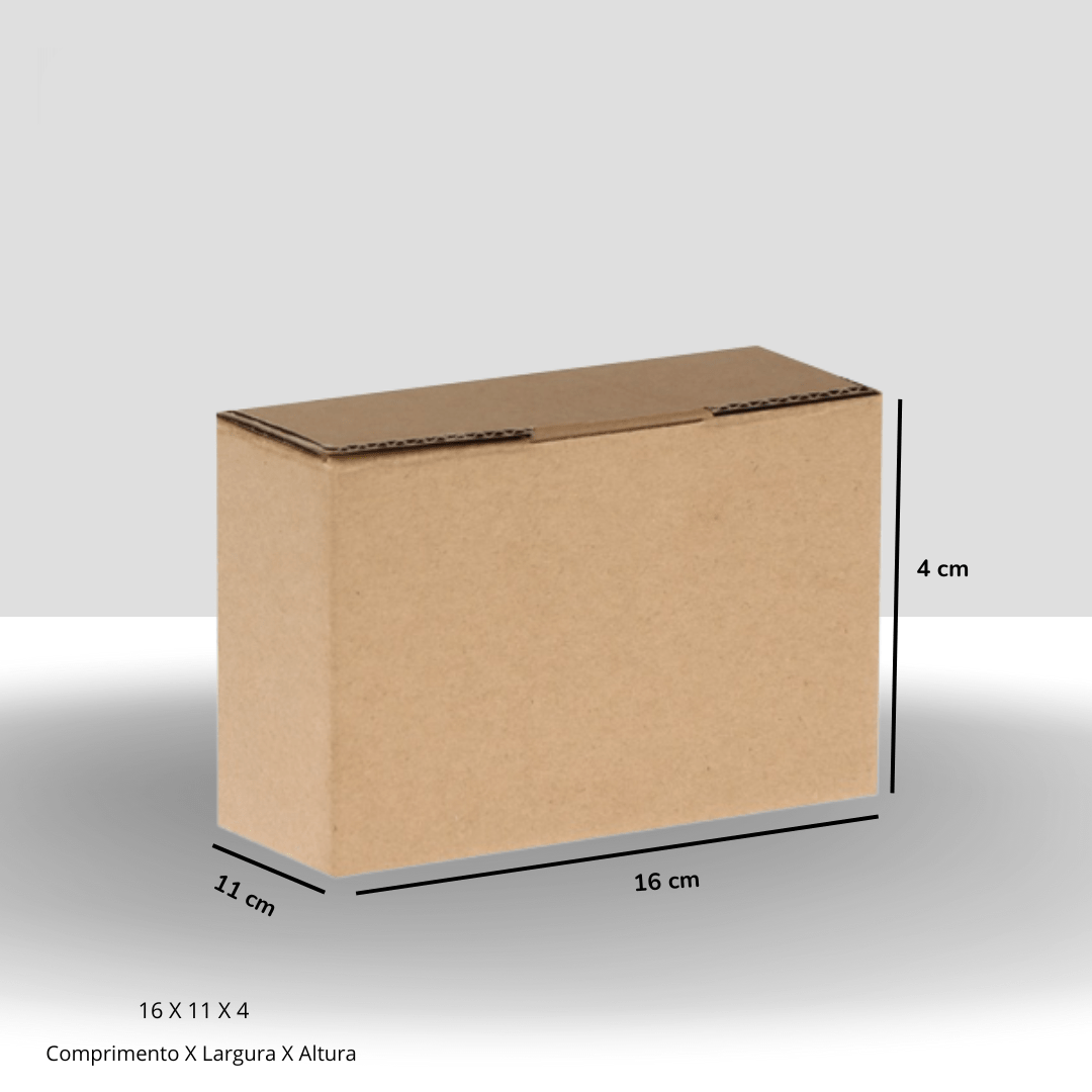 CAIXA DE PAPELÃO 16X11X4 ECONÔMICA PARA E-COMMERCE R$0,39 / UN