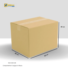 Caixa de Papelão 50x30x40 para E-Commerce R$4,00 UN